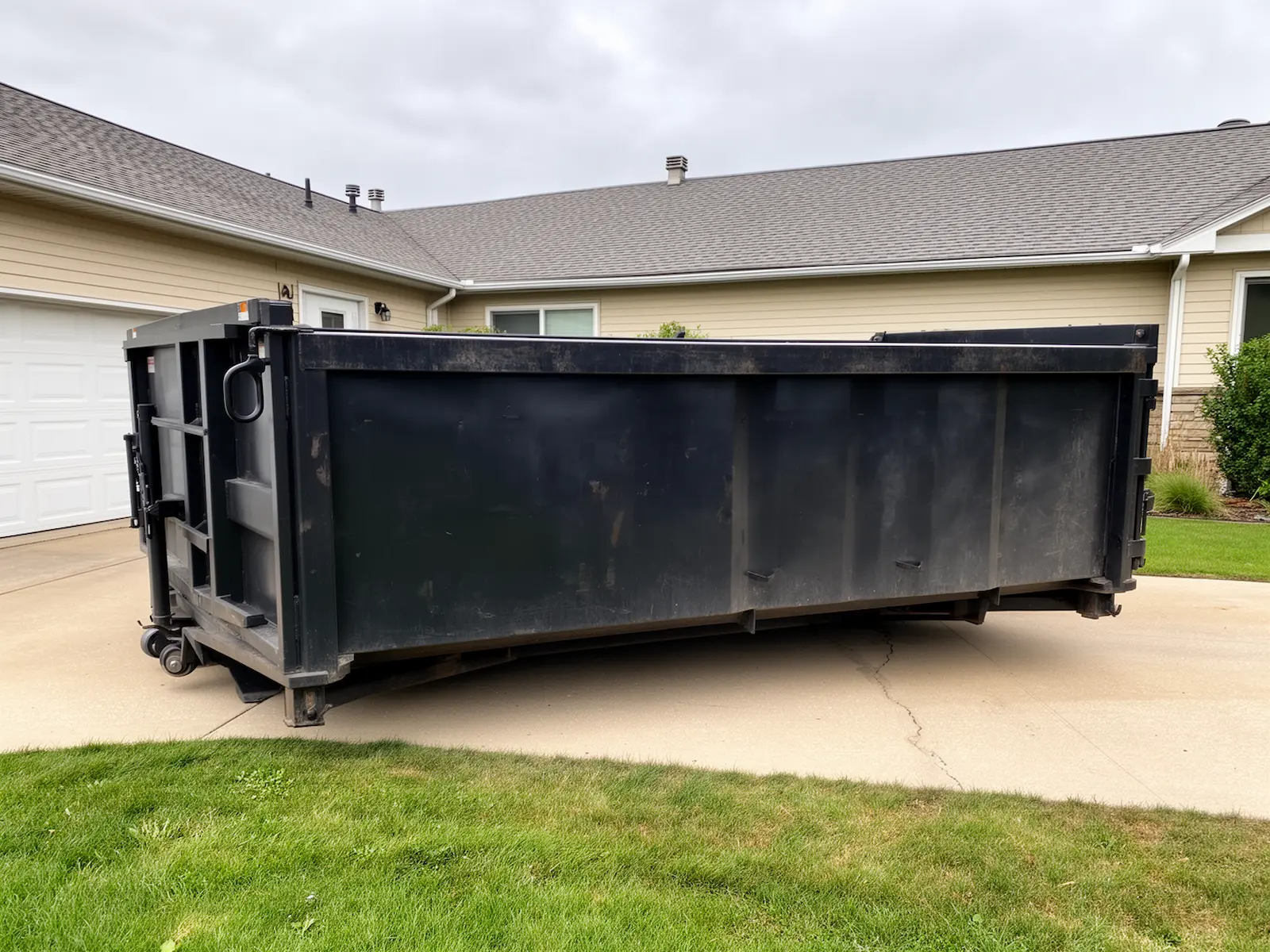 Roll-off dumpster from Joiner Brothers Dumpster Rental in Greensboro, NC